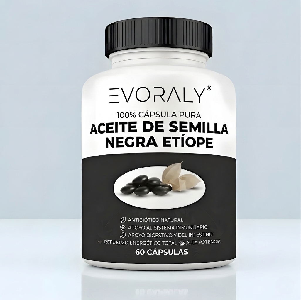 Evoraly Aceite Etíope - Fórmula con 4,64% de timoquinona