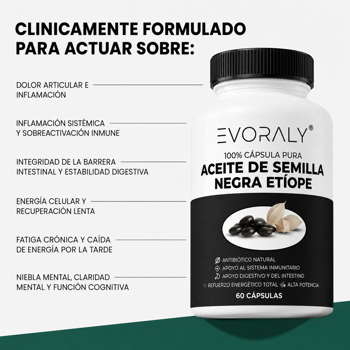 Aceite Etíope Verificado de Alta Potencia