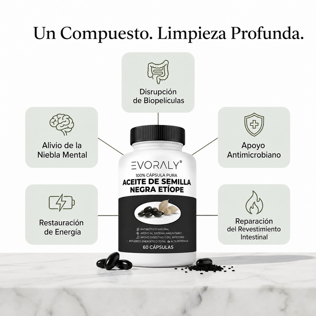 Aceite De Semilla Negra Etíope 5% Timoquinona